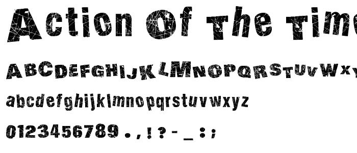 Action of the Time II font